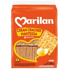 BISC CRACKER MANTEIGA 300G MARILAN