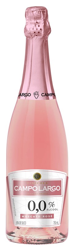 ESPUMANTE RS ZR ALCOOL 750ML CAMPO LARGO