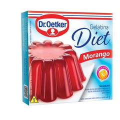 GELATINA DIET MORANGO 12G DR OETKER