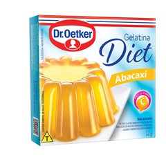 GELATINA DIET ABACAXI 12G DR OETKER