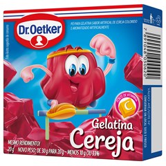 GELATINA CEREJA 20G DR OETKER