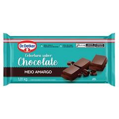 COBERT BARRA CHOC AMARG 1,01KG DR OETKER