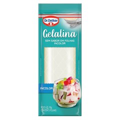 GELATINA INCO FOLHA BRANCA 10G DR OETKER