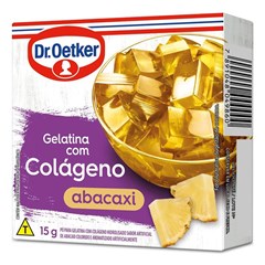 GELATINA C COLAGENO ABACAX 15G DR OETKER