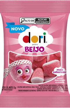 BALA GELATINA BEIJO 12X13G DORI