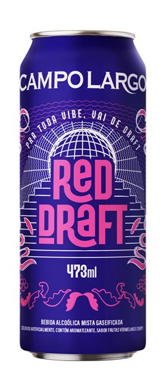 CHOPP RED DRAFT 473ML CAMPO LARGO