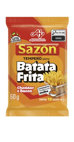 SAZON BATATA FRITA CHEDDAR 60G AJINOMOTO