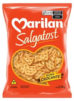 BISCOITO SALGATOST SORTIDOS 200G MARILAN