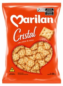 BISCOITO CRISTAL SORTIDOS 200G MARILAN