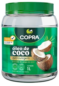 OLEO DE COCO EXTRAVIRG POTE 1L COPRA