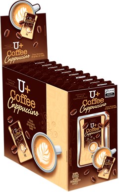 U COFFEE CAPPUCCINO 12X8G DANILLA