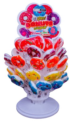 LOLLIPOP DONUTS 60X15G DANILLA