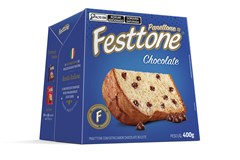 PANETTONE CHOC 400G FESTTONE