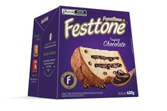 PANETTONE TRUFA CHOC 400G FESTTONE