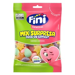 BALA GELATINA MIX SURPRESA SORT 80G FINI