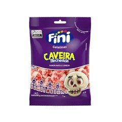 CAVEIRA RECHEADA NATA E CEREJA 80G FINI