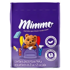 LENCO DE PAPEL FOLHA TRIPLA 8LEN 12PCX6UN  MIMMO