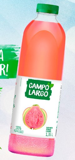 SUCO GOIABA MACA 1.35L CAMPO LARGO