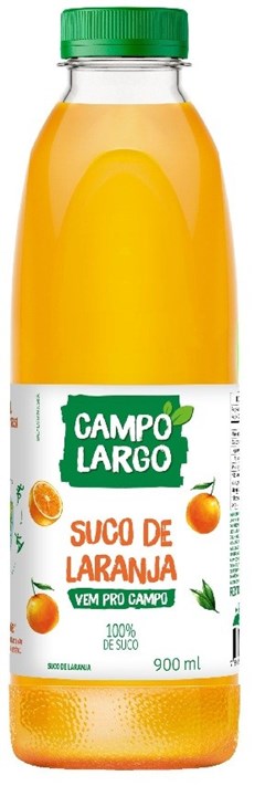 SUCO LARANJA INTEGRAL 900ML CAMPO LARGO