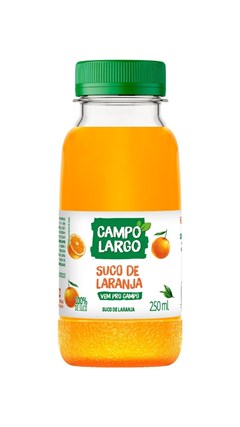 SUCO LARANJA 250ML CAMPO LARGO