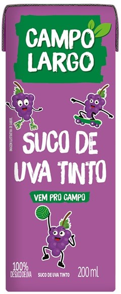 SUCO UVA TT 200ML CAMPO LARGO