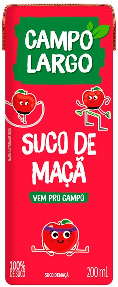 SUCO MACA 200ML CAMPO LARGO