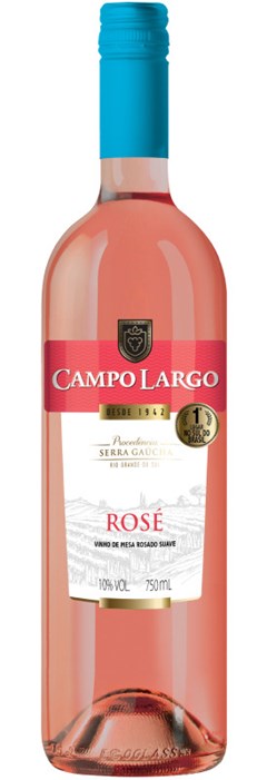 VINHO ROSE 750ML CAMPO LARGO