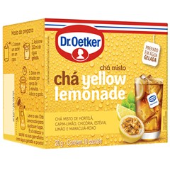 CHA LEMONADE YELLOW 10X 2G DR OETKER