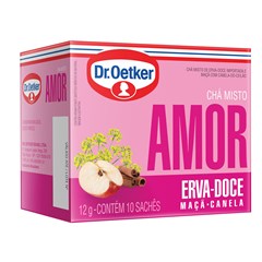 CHA AMOR E.DOCE MAC 10X 1,2G DR OETKER
