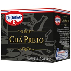 CHA PRETO 10X 1,8G DR OETKER