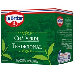 CHA VERDE TRAD 10X 1,7G DR OETKER