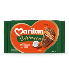 BISC DISTRACAO CHOC COCO 280G MARILAN