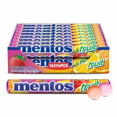 BALA FRUTAS 16X14P MENTOS
